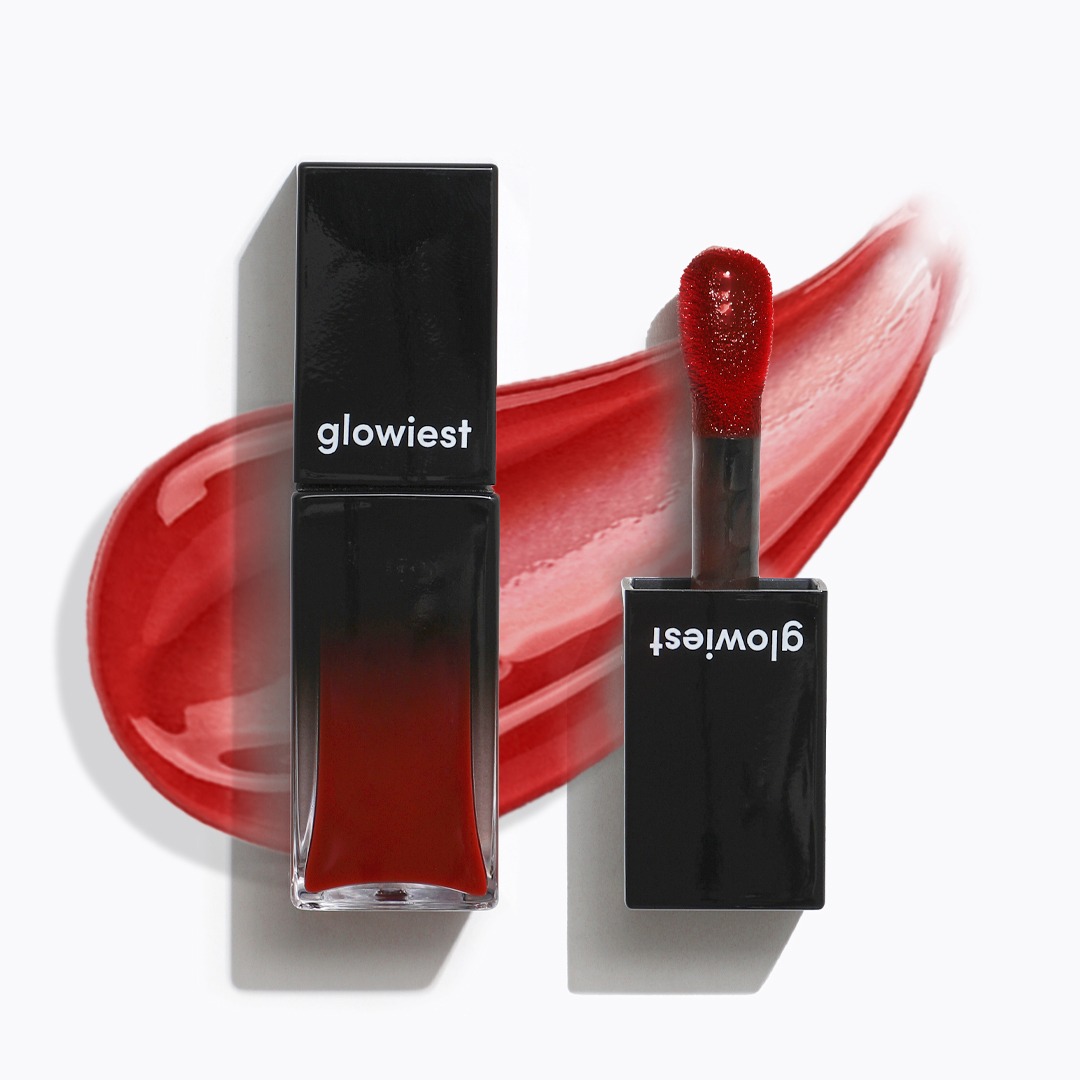 glowiest EFFORTLESS Glow Lip Oil 004 RED CHERRY - glowiest